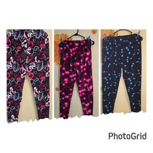 3 very colorful pair of tights